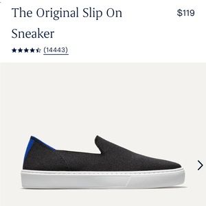 NWOT Rothy’s The Original Slip On Sneaker - Black